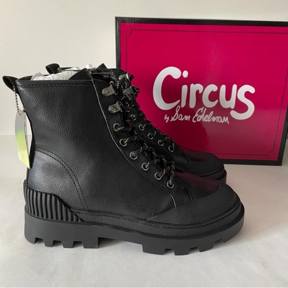 NWT Circus by Sam Edelman - Lug Sole Black Boots INDY
